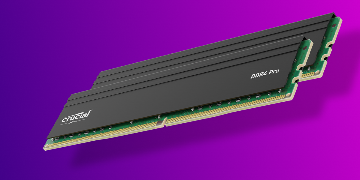 Оперативная память Crucial Pro DDR4 32GB 2×16GB 3200 MHz (CP2K16G4DFRA32A)