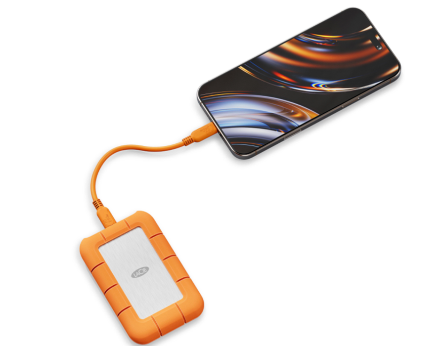 Зовнішній SSD накопичувач LaCie Rugged SSD4 2TB - Orange (STND2000400)