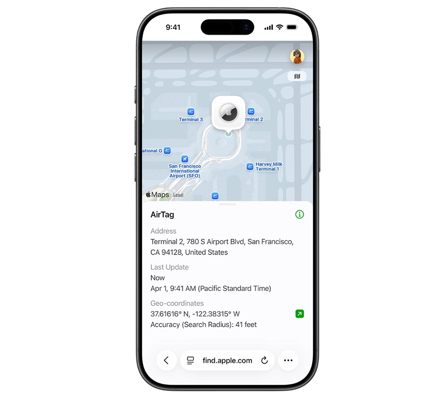 Трекер Apple AirTag 2nd generation - 4 pack (MFEA4)
