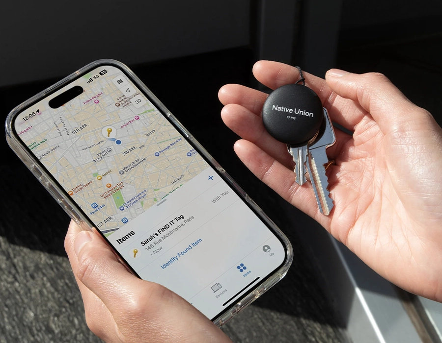 Трекер-брелок Native Union Find It з Apple FindMy - Black (FINDIT-TAG-BLK)
