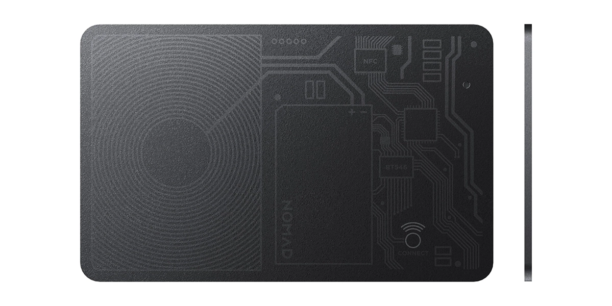 Трекер-картка Nomad Tracking Card Air with Google Find Hub [7 Months Battery Life] - Black (NM011512858)