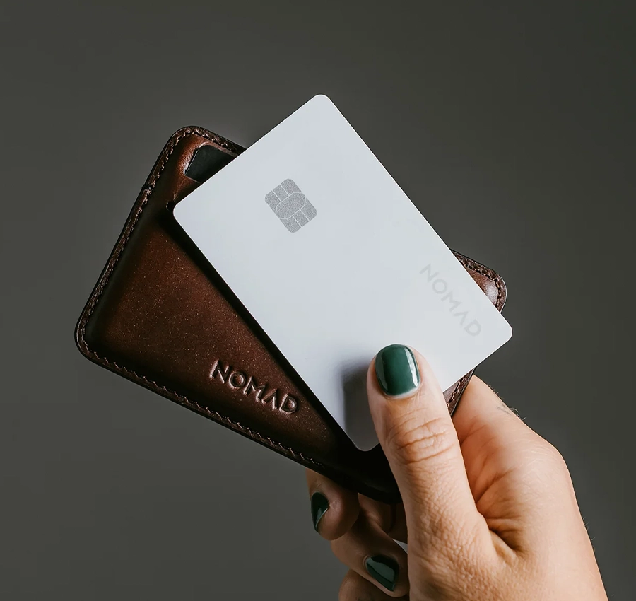 Трекер-картка Nomad Tracking Card Pro with Apple Find My [16 Months Battery Life] - White (NM011093858)