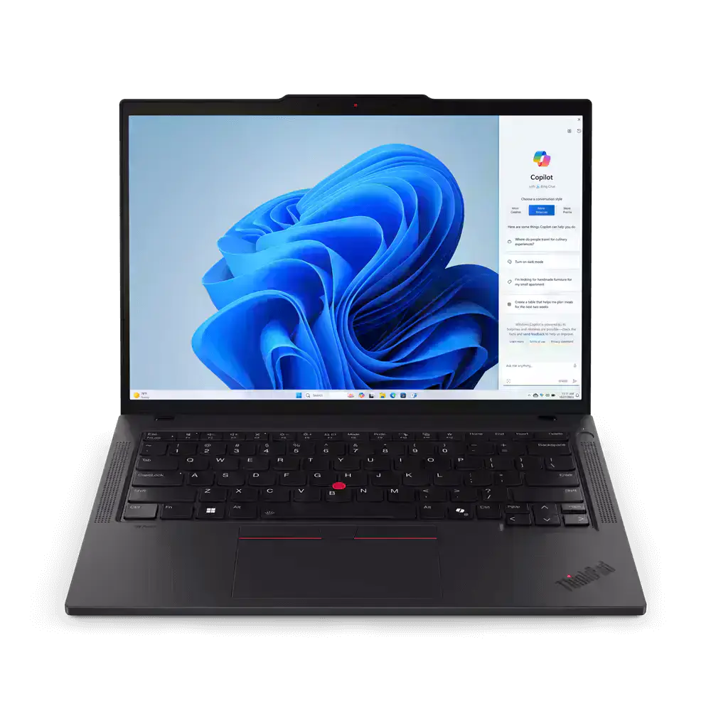 Дисплей ноутбука Lenovo ThinkPad T14 Gen 5, изображение экрана с высокой четкостью