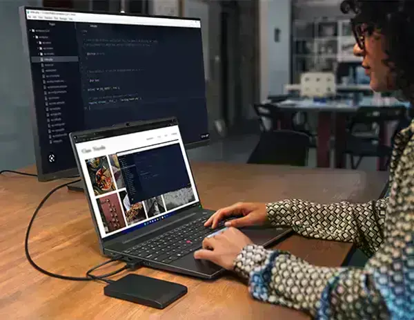 Ноутбук Lenovo ThinkPad E16 Gen 1, з'єднання та порти