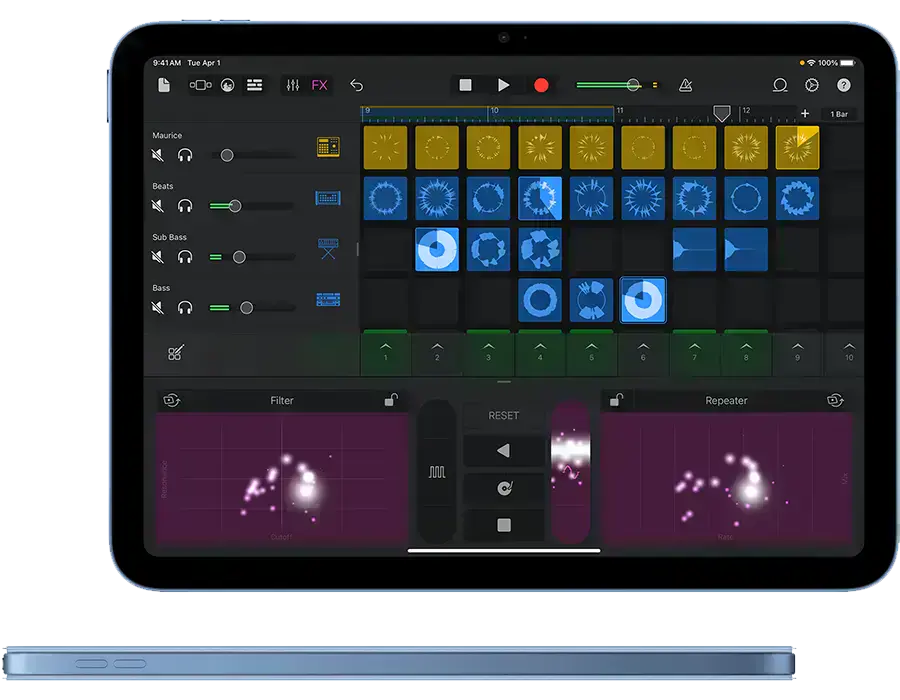iPad 11 - стереодинамики и микрофоны