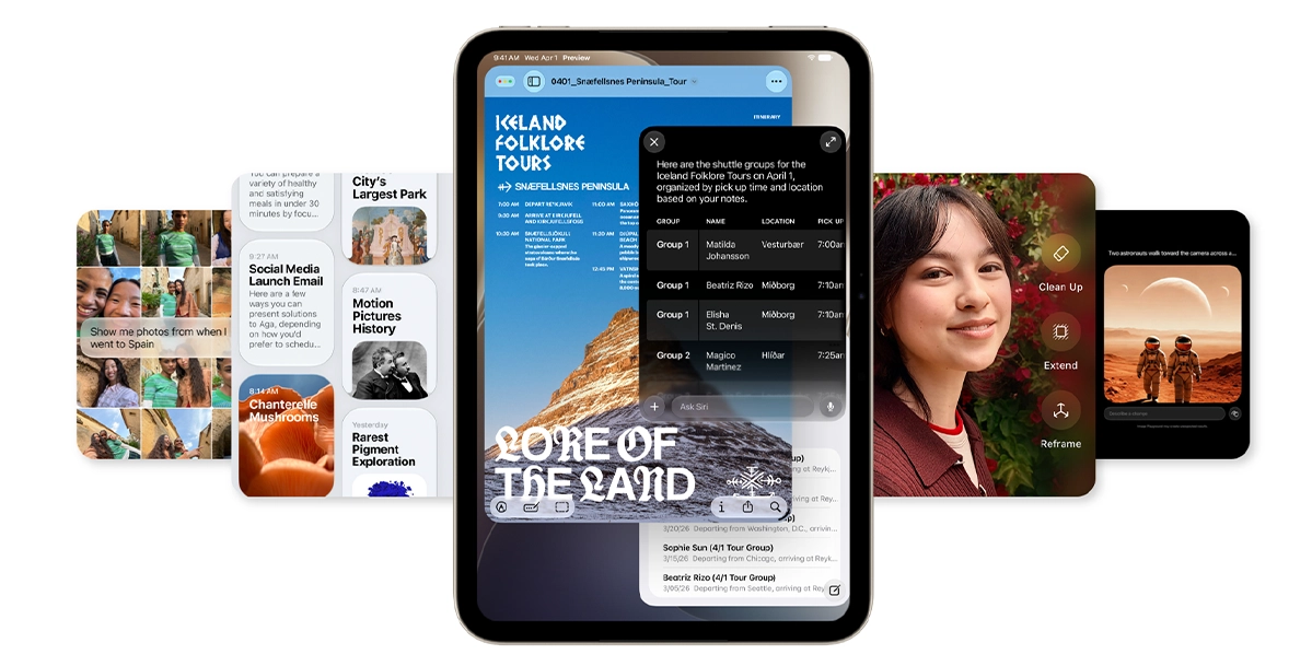 Планшет Apple iPad mini [A20 Pro] Wi-Fi 256GB with Nano-texture glass - Midnight (ML2Q4)