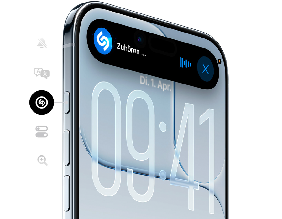 iPhone Air показ клавіші дії для швидкого доступу до функцій