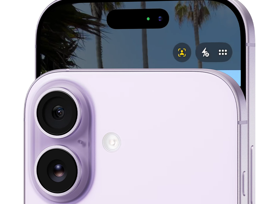 Фронтальна камера iPhone 17 Center Stage із квадратним сенсором