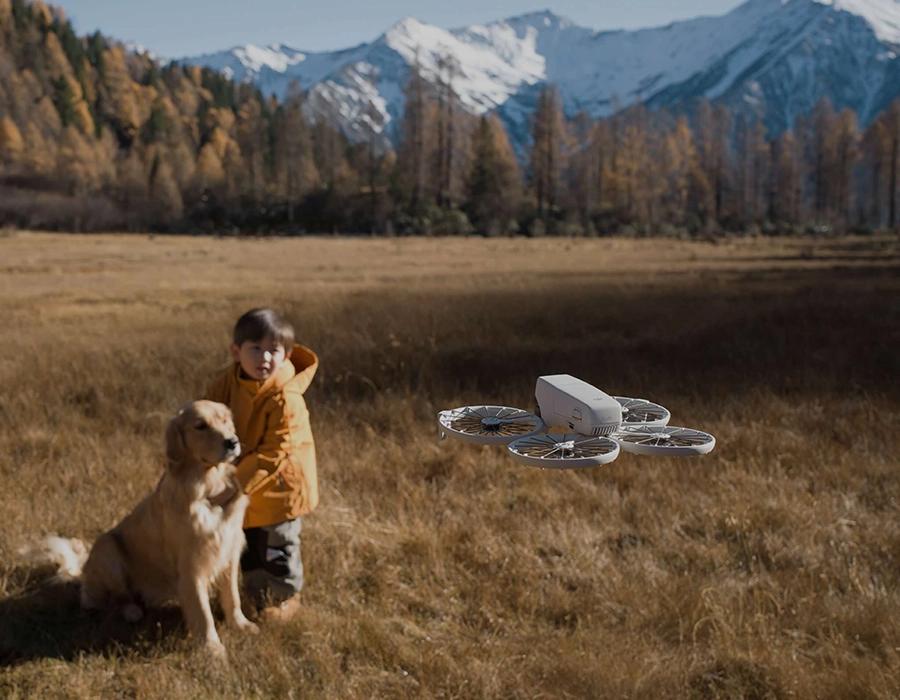 Крупний план на захист пропелерів DJI Flip