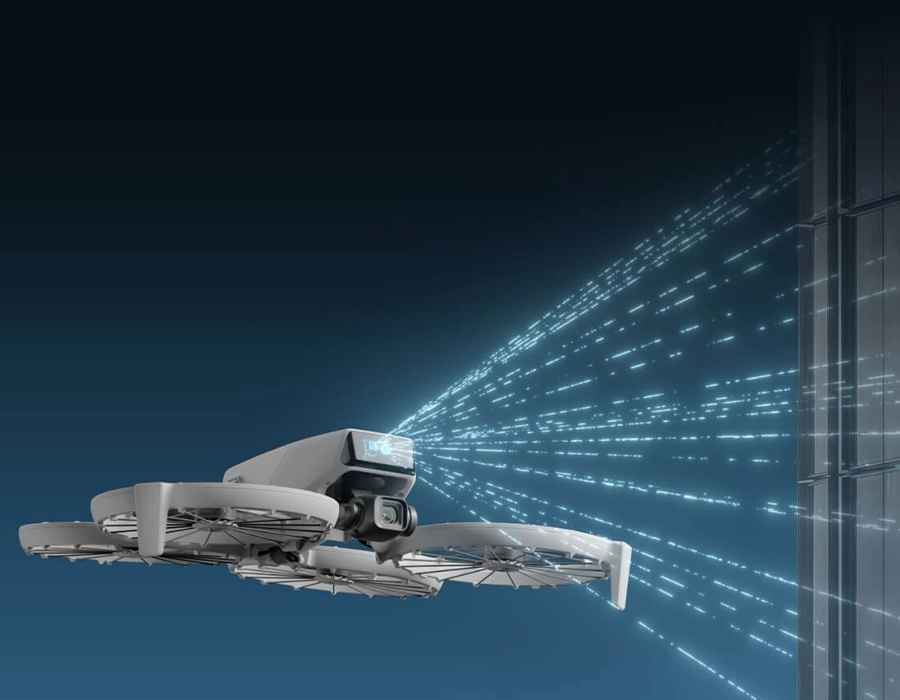 Інфрачервоні сенсори дрона DJI Flip для уникнення зіткнень