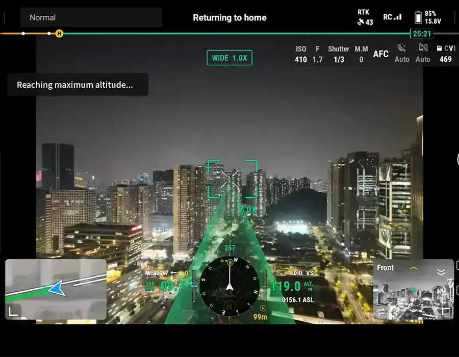 Система Fusion для позиционирования и безопасного возвращения домой дрона DJI Matrice 4