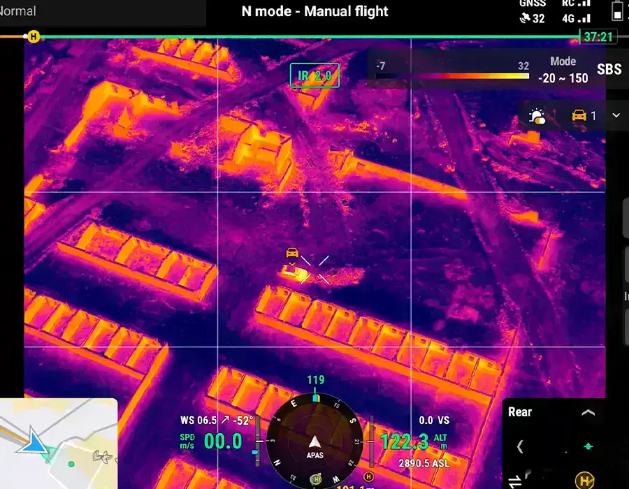 DJI Matrice 400 с камерами Zenmuse H30 для обнаружения объектов