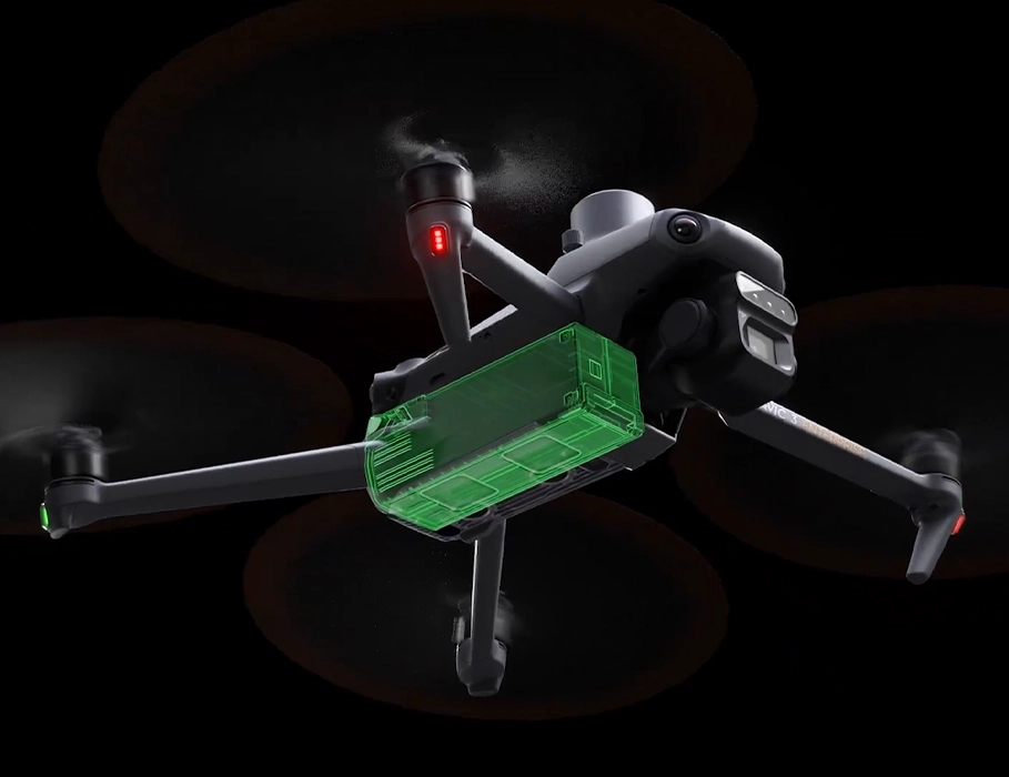 Демонстрация дальности полёта и площади покрытия дрона DJI Mavic 3M