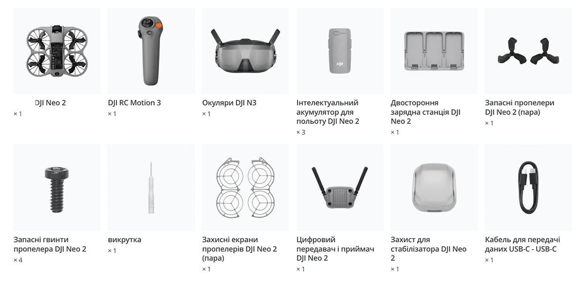 Квадрокоптер DJI Neo 2 Motion Fly More Combo (CP.FP.00000273.01)