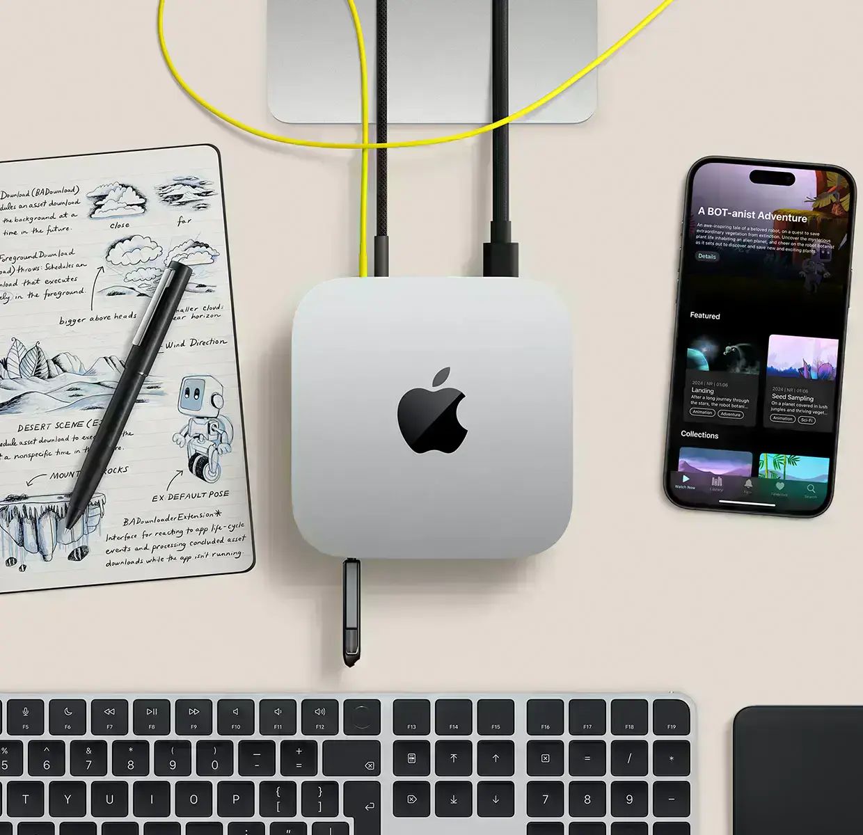 Зображення Mac Mini M4 в роботі