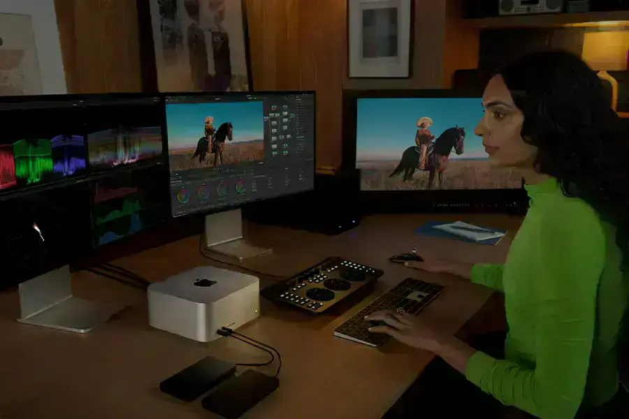 Mac Studio and Studio Display Workspace Setup