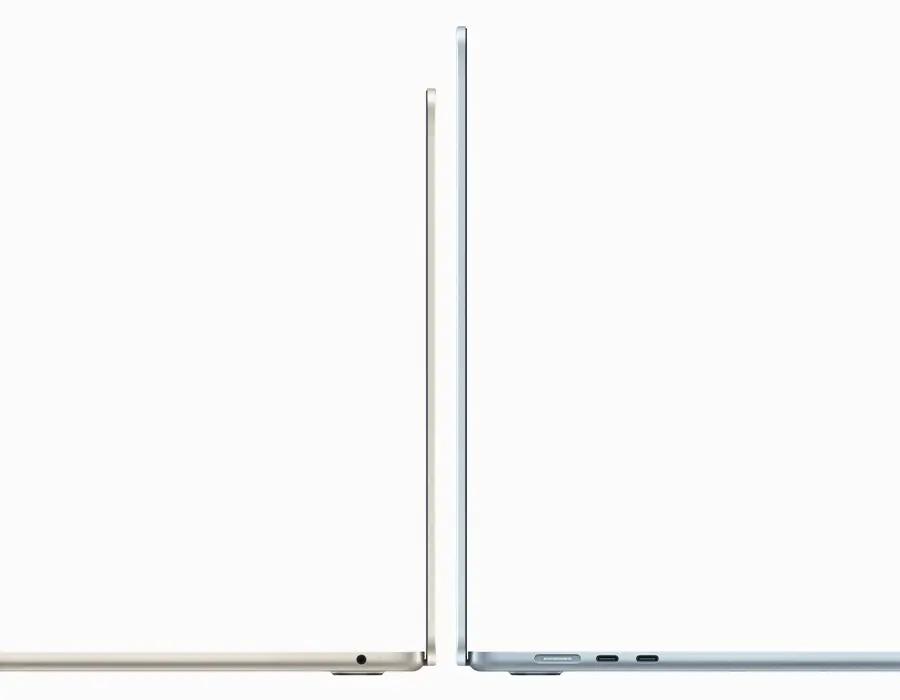MacBook Air 13 дюймов, сравнение с 15-дюймовой моделью