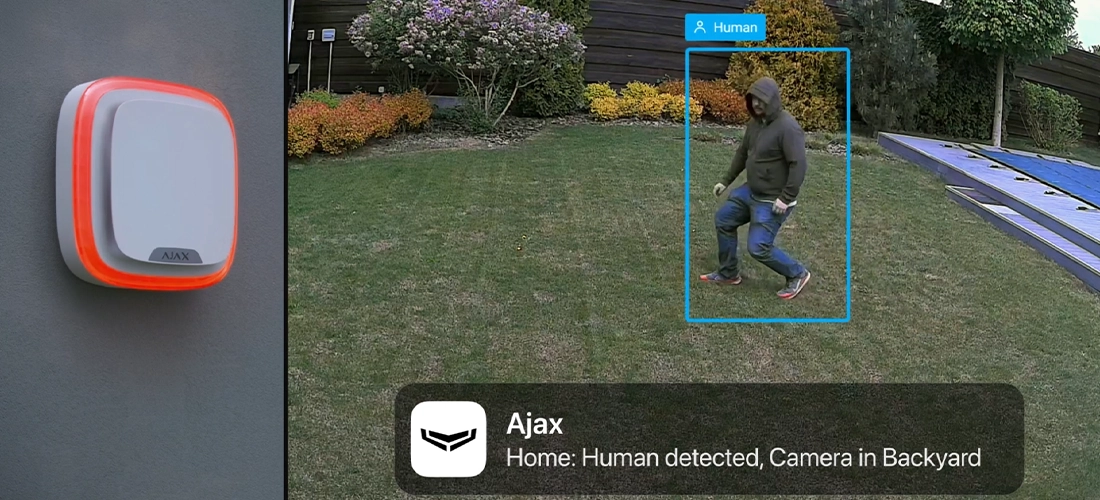 Ajax BulletCam HL — управление сиренами