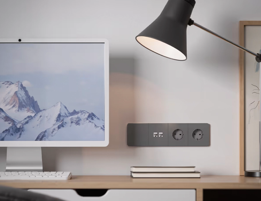 Заглушка монтажної коробки Ajax CoverPlate - Graphite