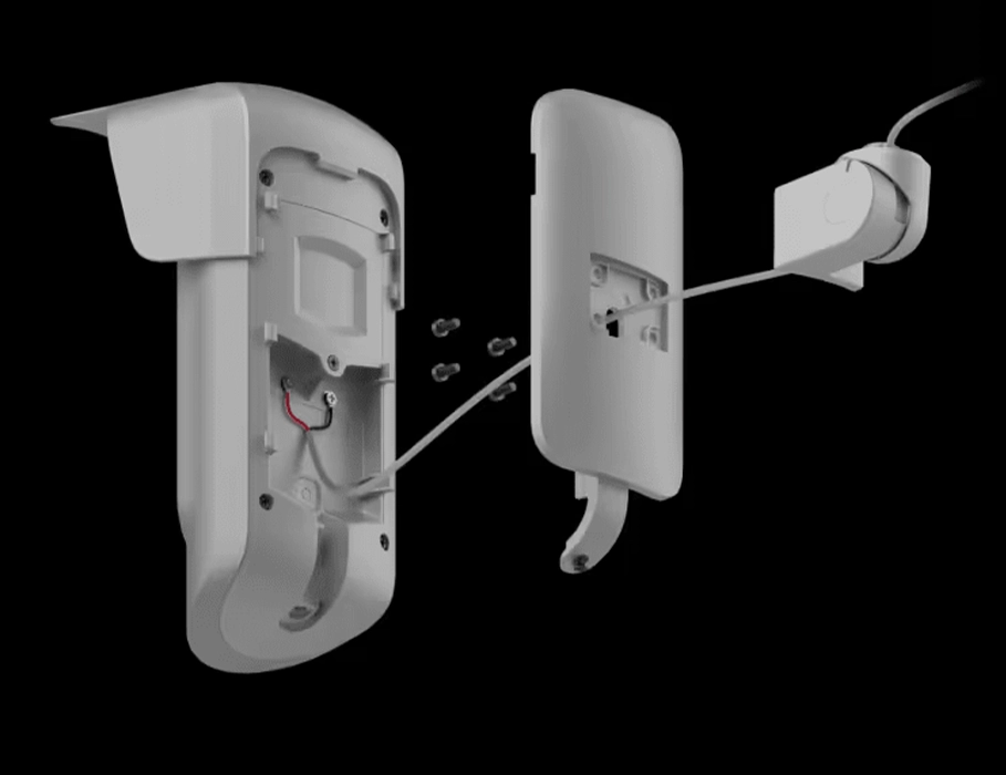 Беспроводной ИК датчик движения с расширенными возможностями фотоверификации тревог Ajax MotionCam Outdoor HighMount PhOD