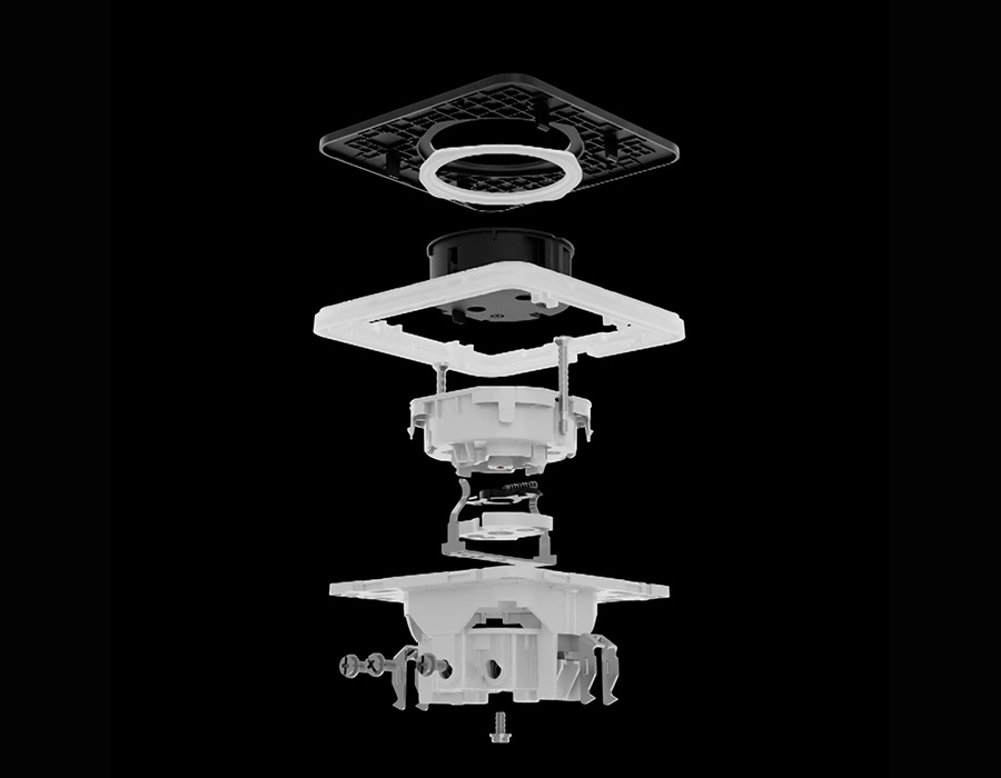 Ajax Outlet (basic) [type F] - конструкція всередині