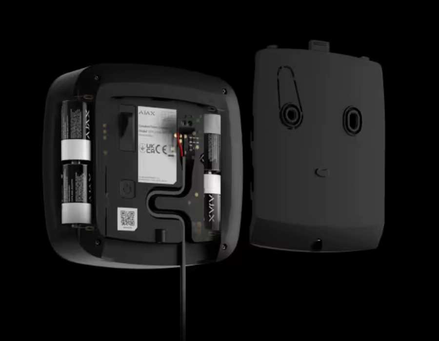 Підключення Ajax SpeakerPhone Jeweller до зовнішнього живлення 12 В⎓