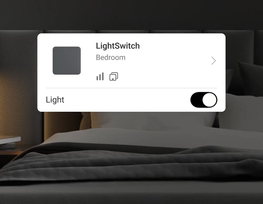 Розумний сенсорний перехресний вимикач Ajax LightSwitch (Crossover) Jeweller - Graphite