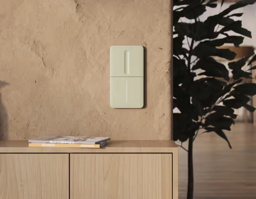 Розумний сенсорний димерний вимикач світла Ajax LightSwitch (Dimmer) Jeweller - Olive