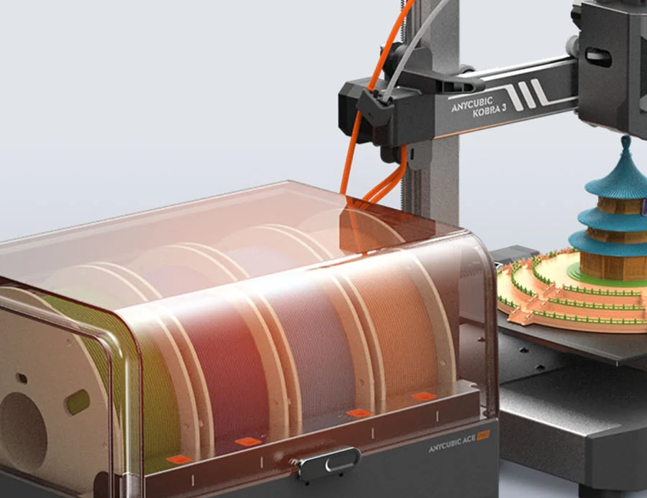 3D-принтер Anycubic Kobra 3 Combo