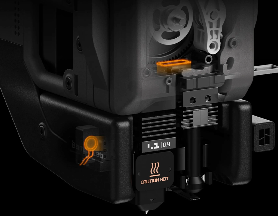 Bambu Lab H2C во время печати