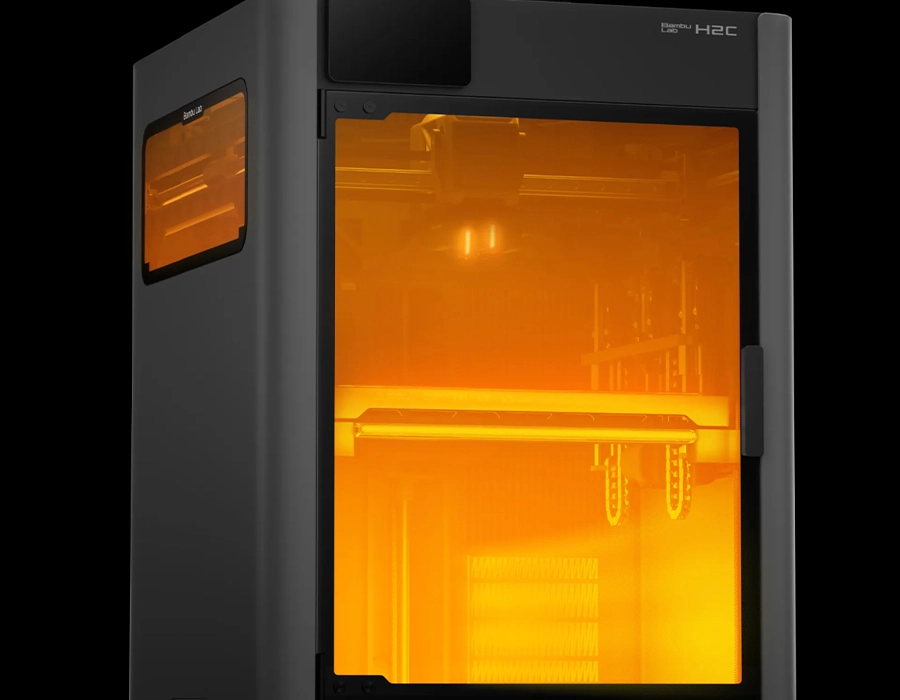 Bambu Lab H2C с камерой печати, нагреваемой до 65 градусов