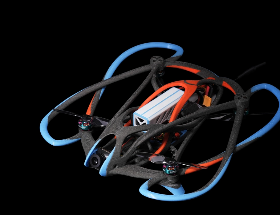 Bambu Lab H2C — пример многоматериальной печати без очистки сопла