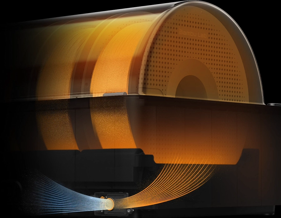 Электромагнитное вентиляционное отверстие AMS 2 Pro для автоматического осушения филамента