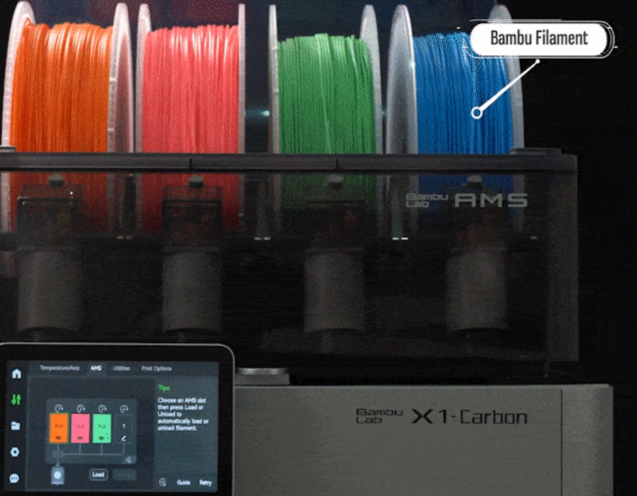 Пластик Bambu Lab TPU for AMS - Black (53101)