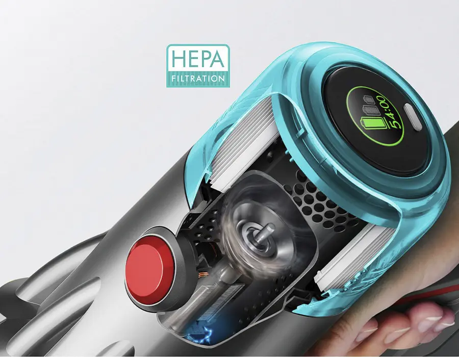 Система фільтрації Dyson усуває частинки пилу