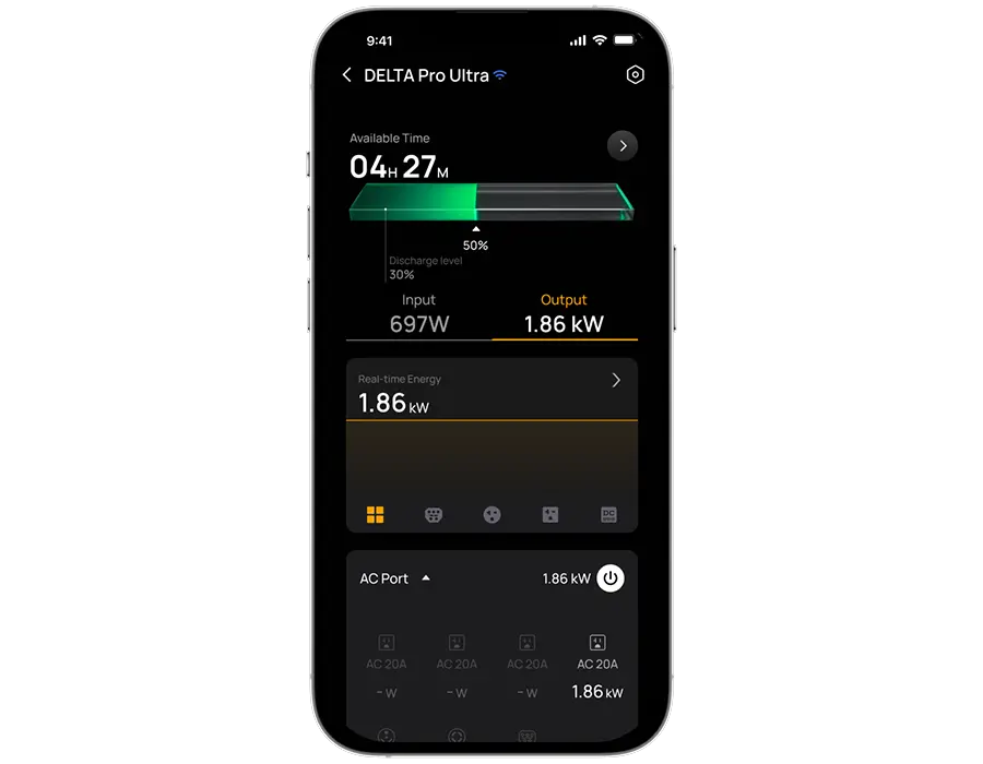 Моніторинг та керування EcoFlow DELTA Pro Ultra через мобільний додаток