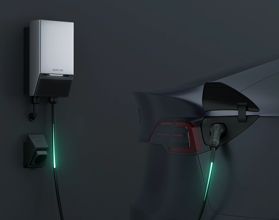 Зарядная станция для электромобиля EcoFlow PowerPulse [однофазная] (PowerPulse-EvCharger-11kw-EU)