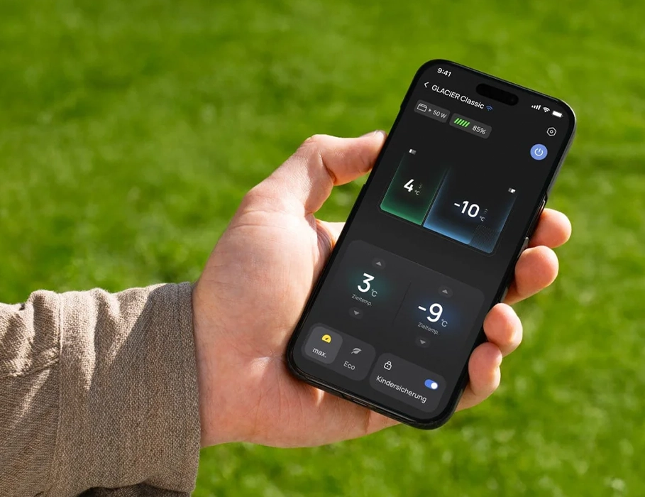 Портативний холодильник EcoFlow GLACIER Classic 35L з акумулятором (EFGLACIER35L-EU-NBOX/ZYDBX100-EB)