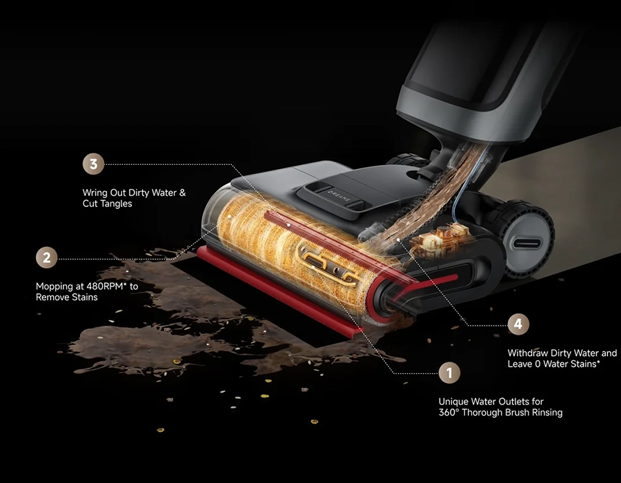 Пилосос Dreame Wet and Dry Vacuum H15 Pro Heat (HHR48A)