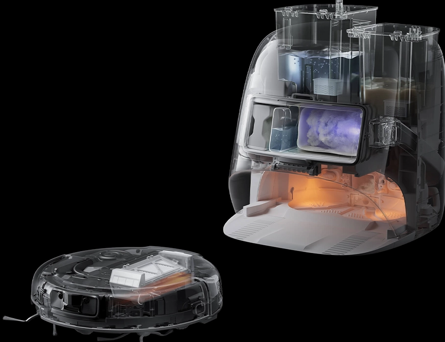 Робот-пылесос с влажной уборкой DJI ROMO P (CP.CR.00000052)