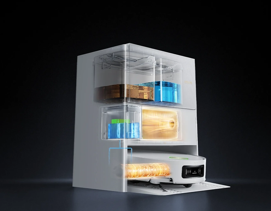 Робот-пилосос з вологим прибиранням Dreame Aqua 10 Ultra Roller Complete White (RLH71DE-1-wh)