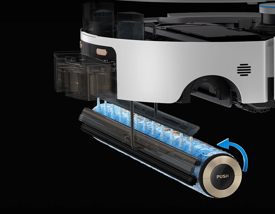 Робот-пилосос з вологим прибиранням Dreame Aqua 10 Ultra Roller Complete White (RLH71DE-1-wh)