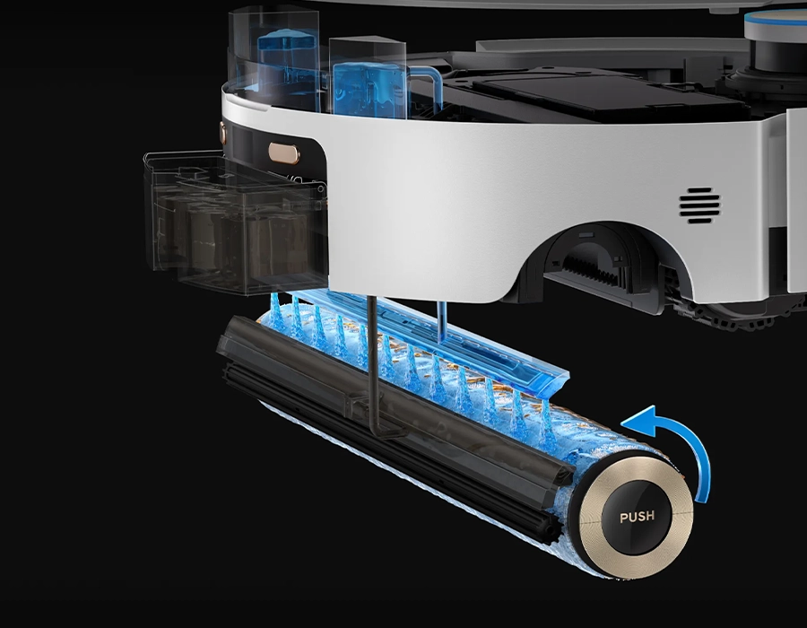 Робот-пилосос з вологим прибиранням Dreame Aqua 10 Ultra Roller Complete White (RLH71DE-1-wh)