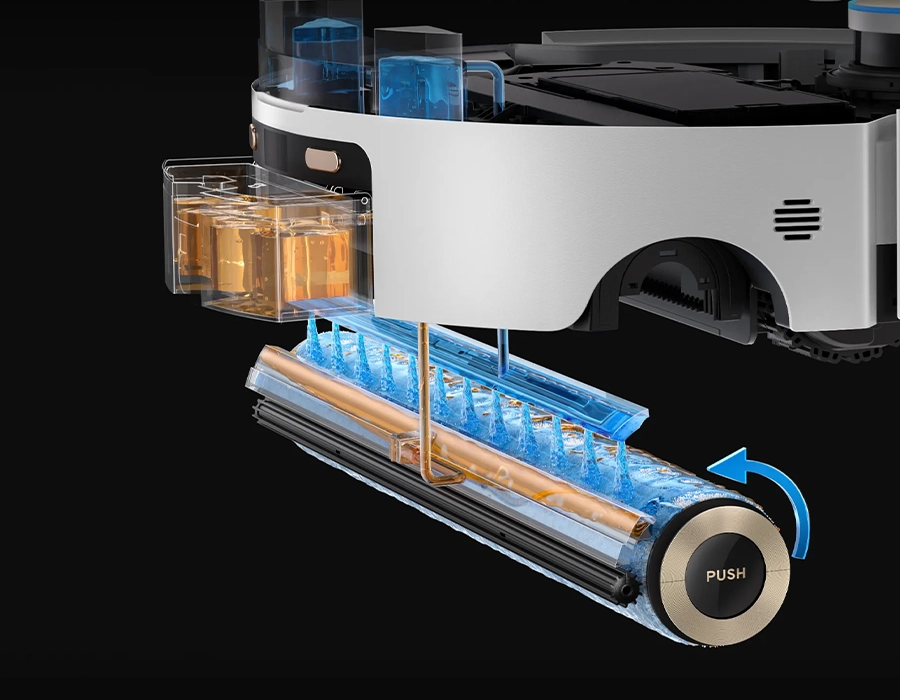 Робот-пилосос з вологим прибиранням Dreame Aqua 10 Ultra Roller Complete White (RLH71DE-1-wh)