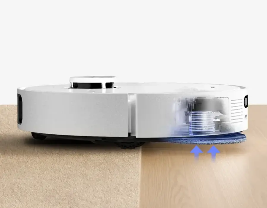 Чищення килима пилососом Dreame Bot L10s Ultra Gen 2 в режимі підвищеного всмоктування