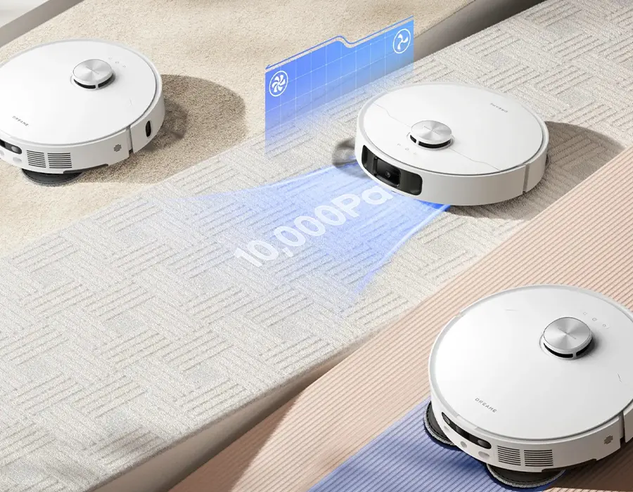 потужність всмоктування роботом Dreame L10s Ultra Gen 2