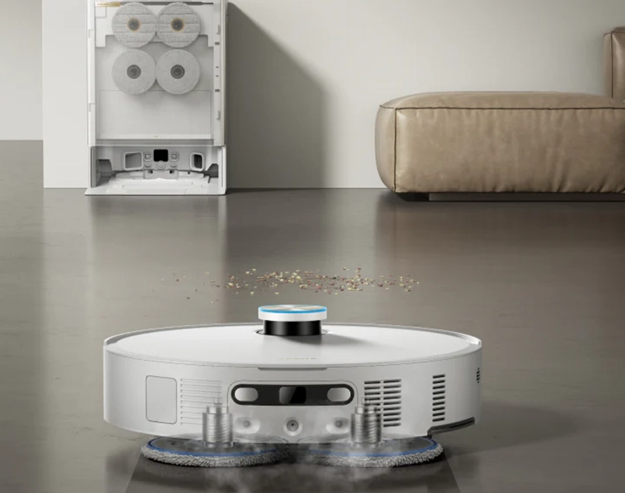 Робот-пилосос з вологим прибиранням Dreame Bot MatriX 10 Ultra White (RLX95CE-Wh)