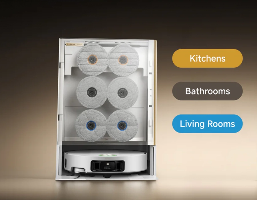 Робот-пилосос з вологим прибиранням Dreame Bot MatriX 10 Ultra White (RLX95CE-Wh)