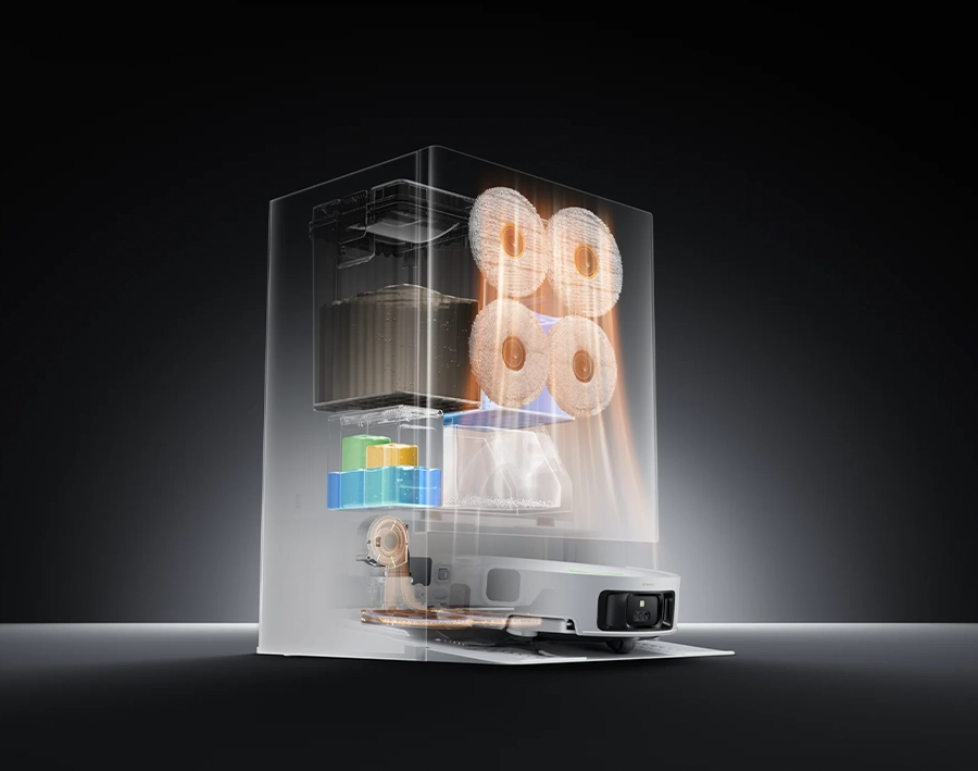 Робот-пилосос з вологим прибиранням Dreame Bot MatriX 10 Ultra White (RLX95CE-Wh)