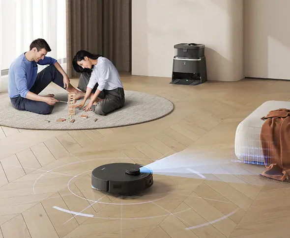 Карта помещения, созданная роботом-пылесосом ECOVACS DEEBOT T30 с технологией TrueMapping 2.0